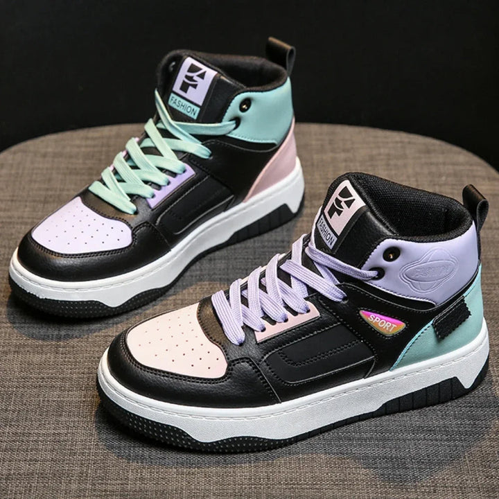 Korean High-Top Fashion Sneakers Dark Tiger