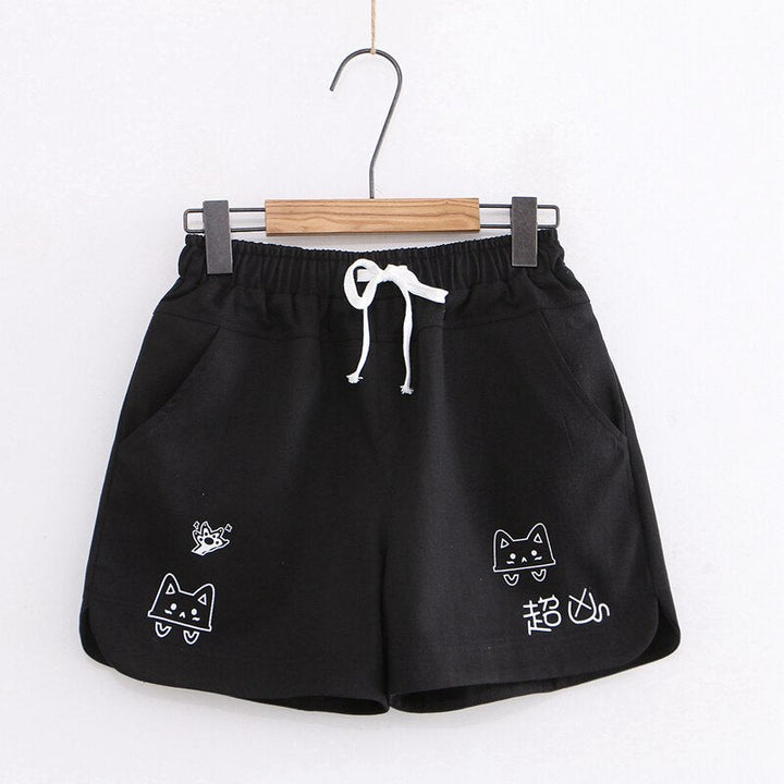 Harajuku Japanese Shorts Dark Tiger