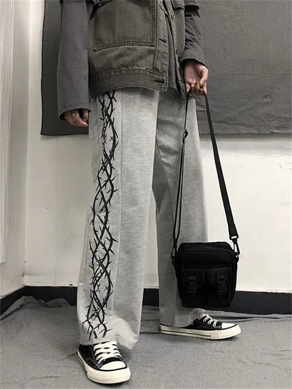 Y2k Vintage Fashion Pants Dark Tiger