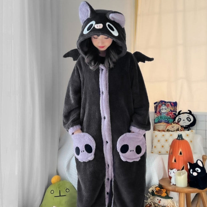 Kawaii Halloween Bat Kigurumi Dark Tiger