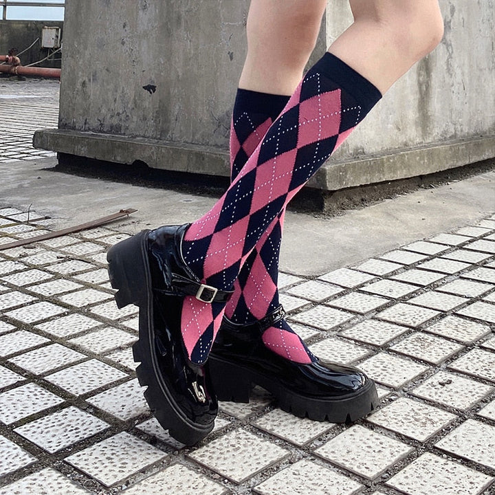 Gothic Harajuku Socks Dark Tiger