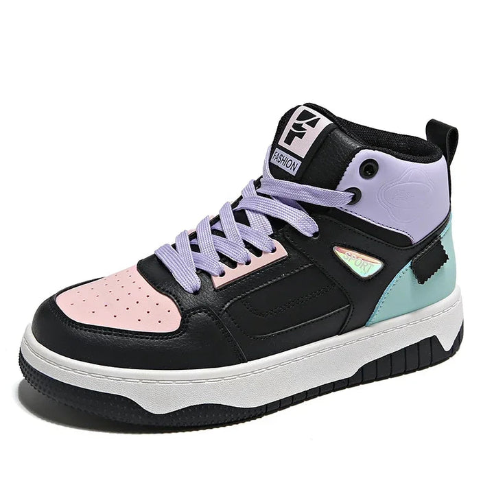 Korean High-Top Fashion Sneakers Dark Tiger