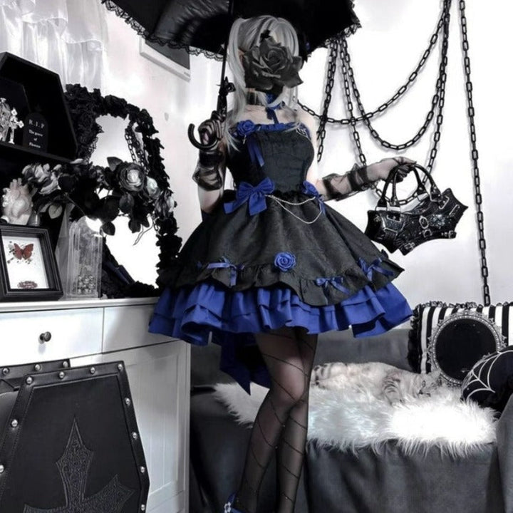 Gothic Victorian Dress Dark Tiger