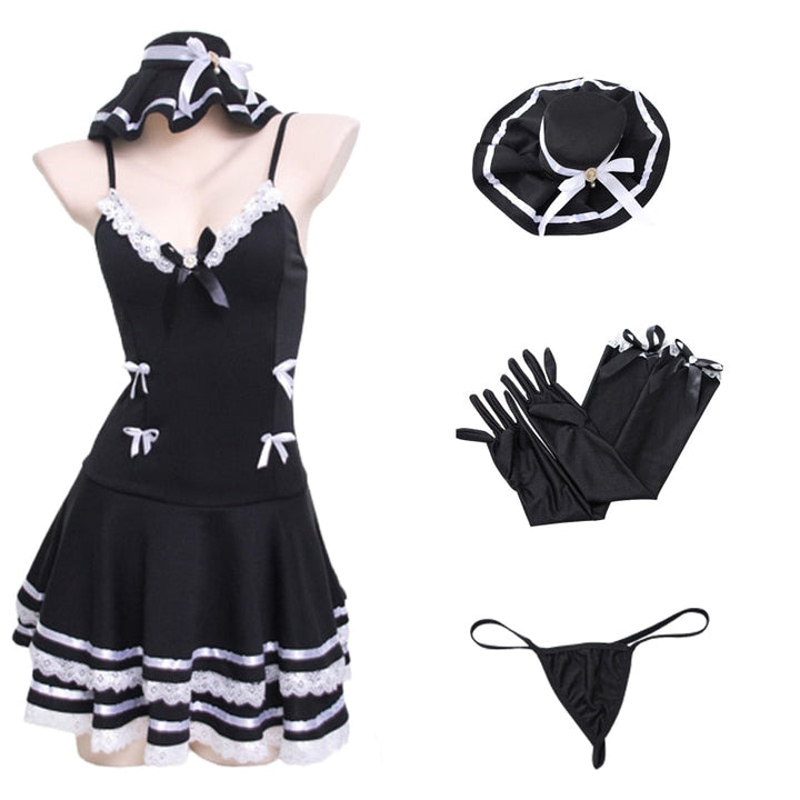 Maid Cosplay Costume Dark Tiger