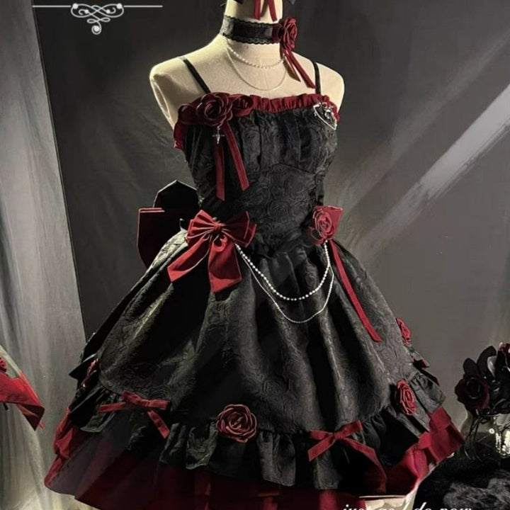 Gothic Victorian Dress Dark Tiger