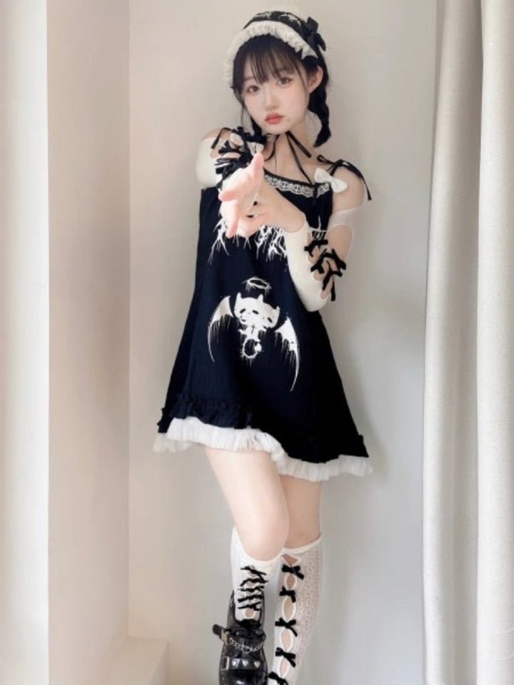 Gothic Punk Dress Dark Tiger