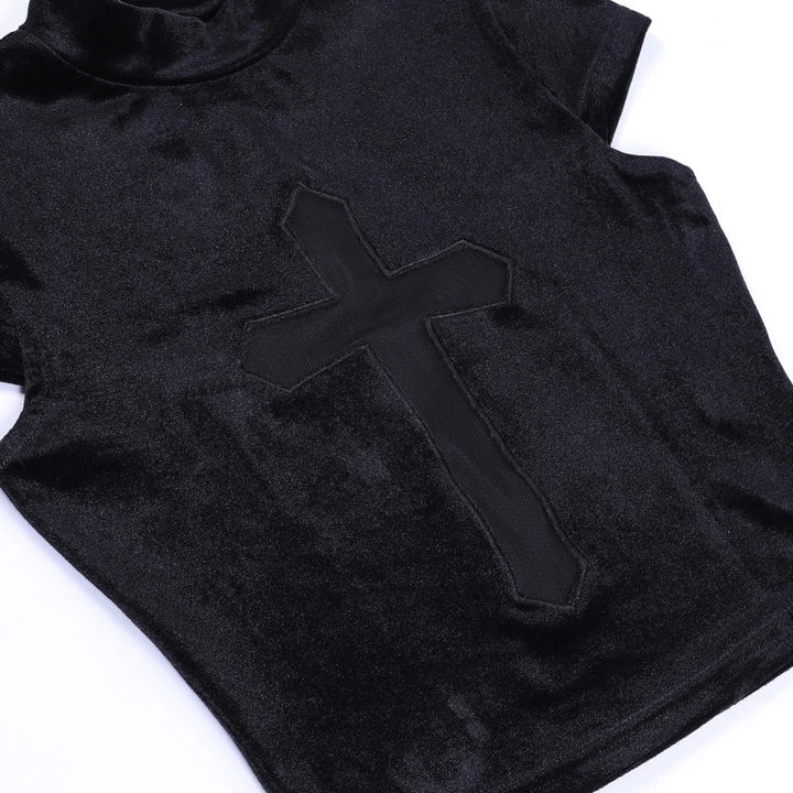 Dark Cross Sheer T-shirts Dark Tiger