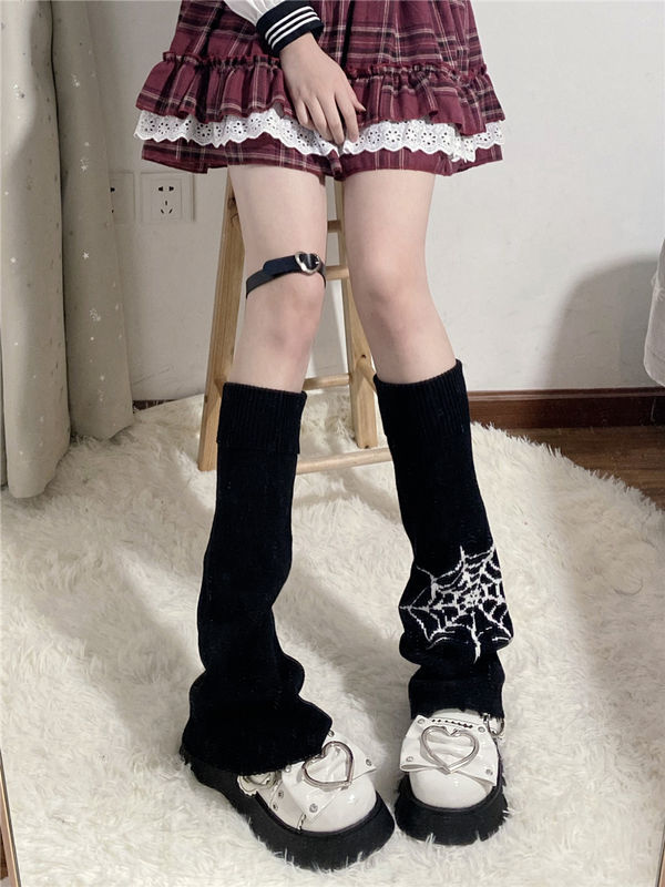 Goth Girl Japanese Leg Warmers Dark Tiger