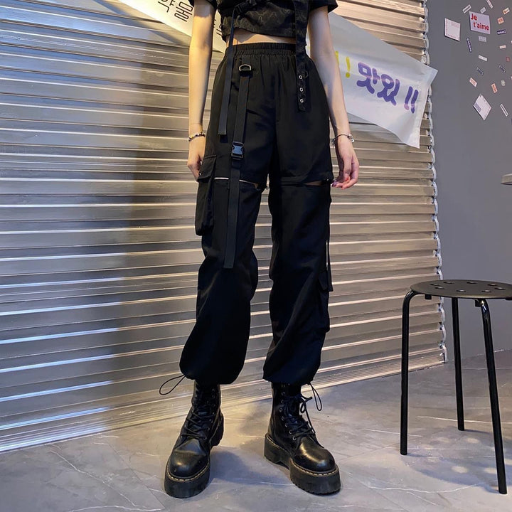 Harajuku Techwear Style Pants Dark Tiger