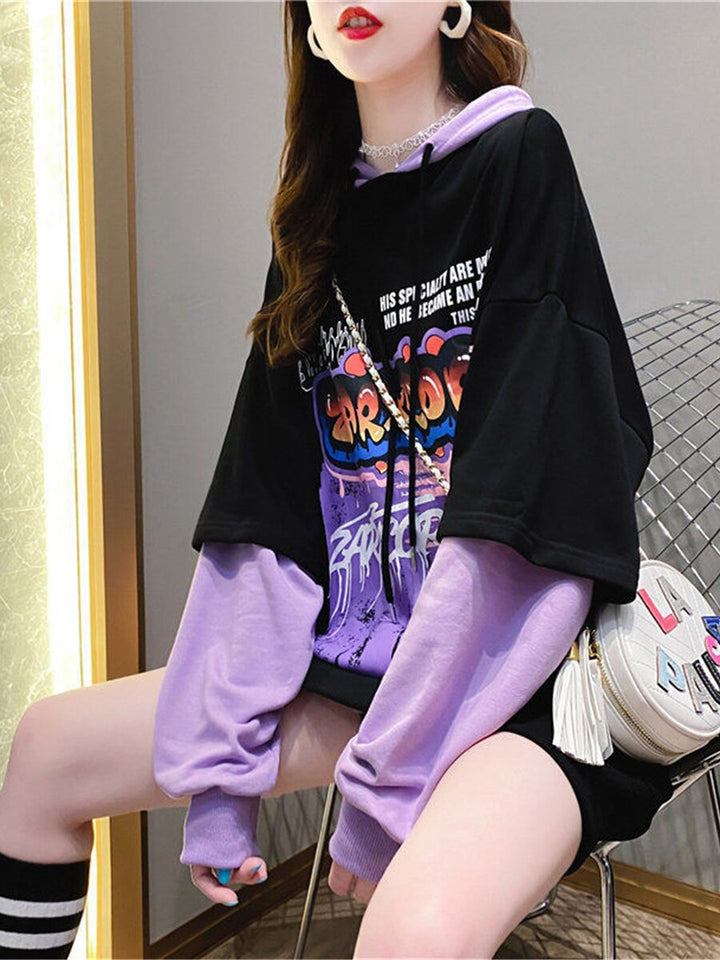 Harajuku Punk Aesthetic Hoodie Dark Tiger