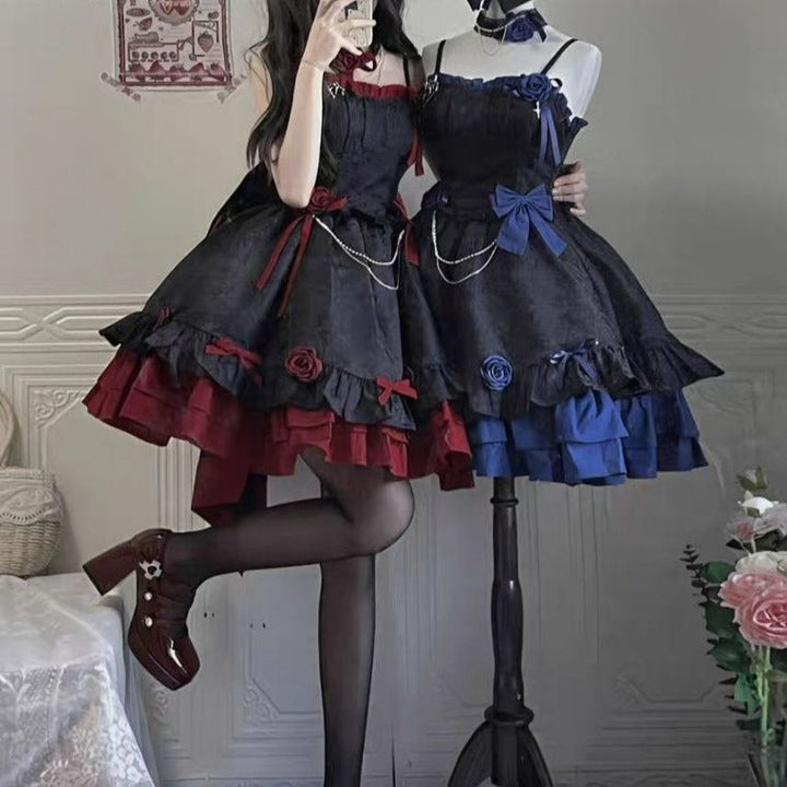 Gothic Victorian Dress Dark Tiger